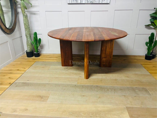 Fishersville Round Dining Table By Union Rustic