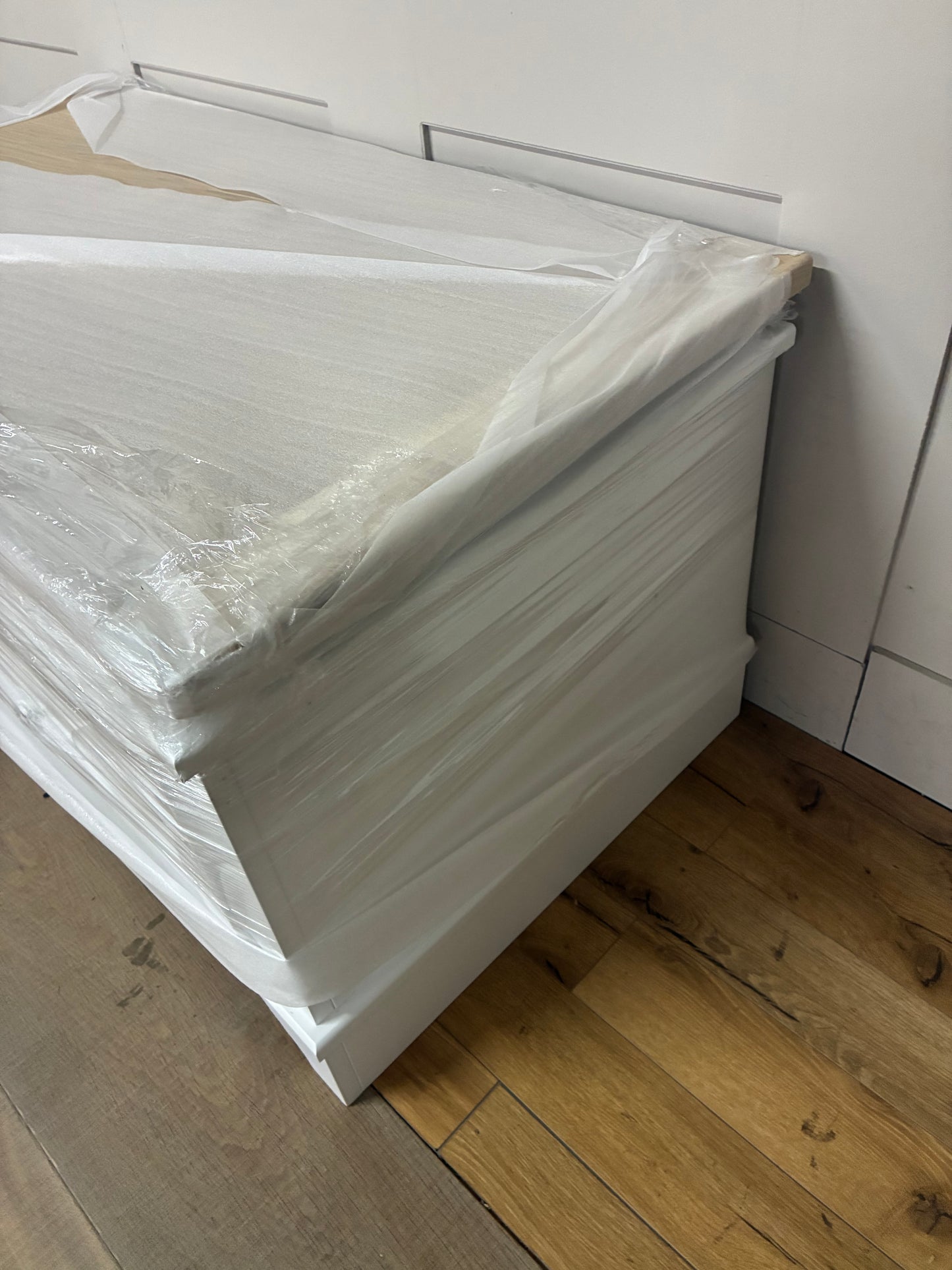 John Lewis St Ives Double Wardrobe with 1 Drawer White/Haze R37