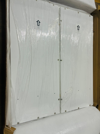 John Lewis St Ives Double Wardrobe with 1 Drawer White/Haze R37