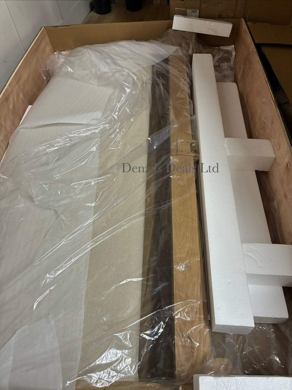 John Lewis Louis Low End Sleigh Bed Frame, Super King Size, Oak RRP £1499