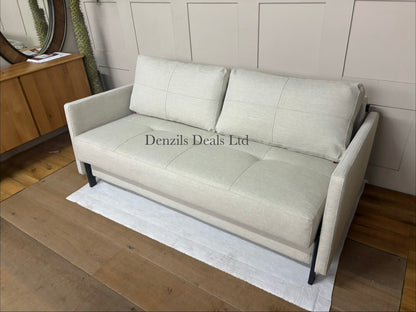 Innovation Living Cubed 160 Sofa Bed, Mixed Dance Natural 527 R3 Rrp £1799