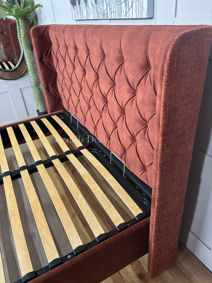 Tempur Arc™ Luxury Upholstered Ottoman Supper King Size Bed Frame