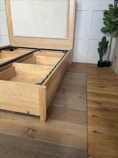 John Lewis Rest 4 Drawer Bed Frame, King, Natural Wood RRP £1599 R57