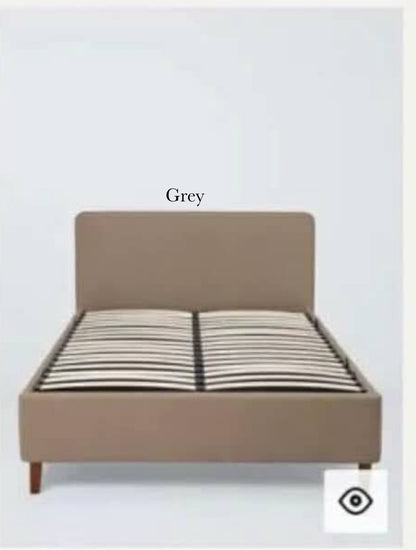 John Lewis Victor 135cm Ottoman Storage Upholstered Bed Frame GREY
