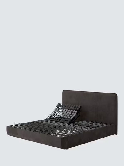 TEMPUR® Arc™ Adjustable Disc Upholstered Bed King Size Dark Grey R54/58'