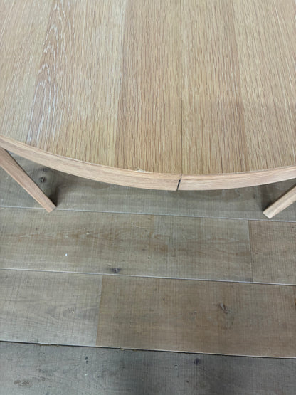 John Lewis Mira II Extending Round Dining Table, Oak RRP £749