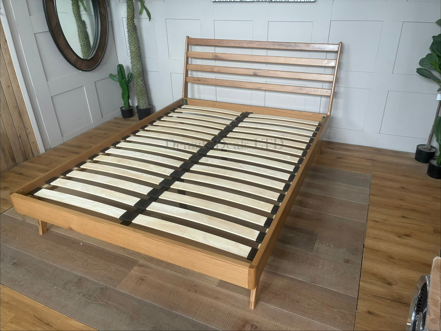 John Lewis X-Ray Oak Wood Bed Frame, King Size, rrp £899