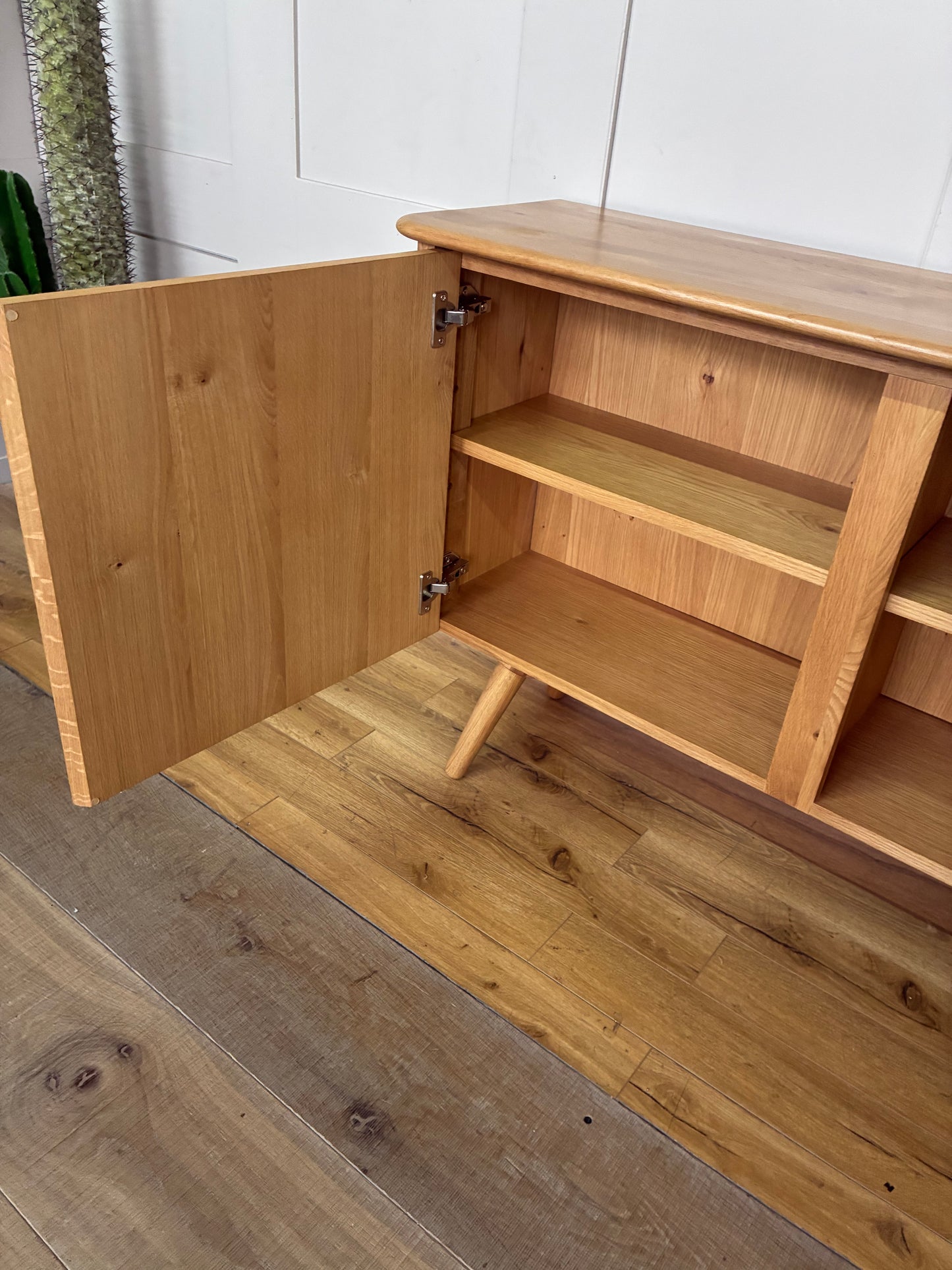 John Lewis Greenwood 2 Door Sideboard, Solid Oak/Bianco Oil Rep £499