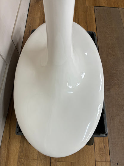 DFS Lille White Ceramic Marble Effect 4-6 Seater Extending Dining Table (DD)RRP £999