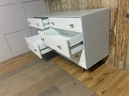 West Elm Modernist Wood & Lacquer 6-Drawer Dresser
