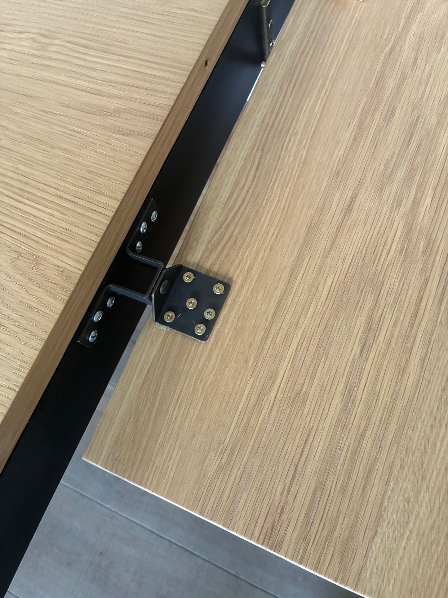 John Lewis Stanton Extending Dining Table, Oak/Black Rrp £799