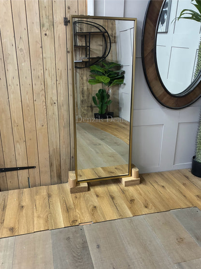 West Elm Metal Framed Long Rectangle Wall Mirror*