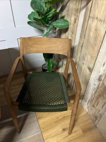 John Lewis Terra Garden Table And 6  Scandi Dining Chairs