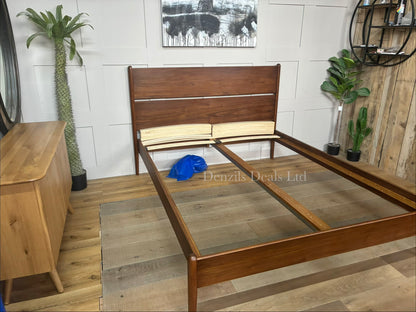 John Lewis Scandi Wood Bed Frame, King Size, Walnut RRP £749