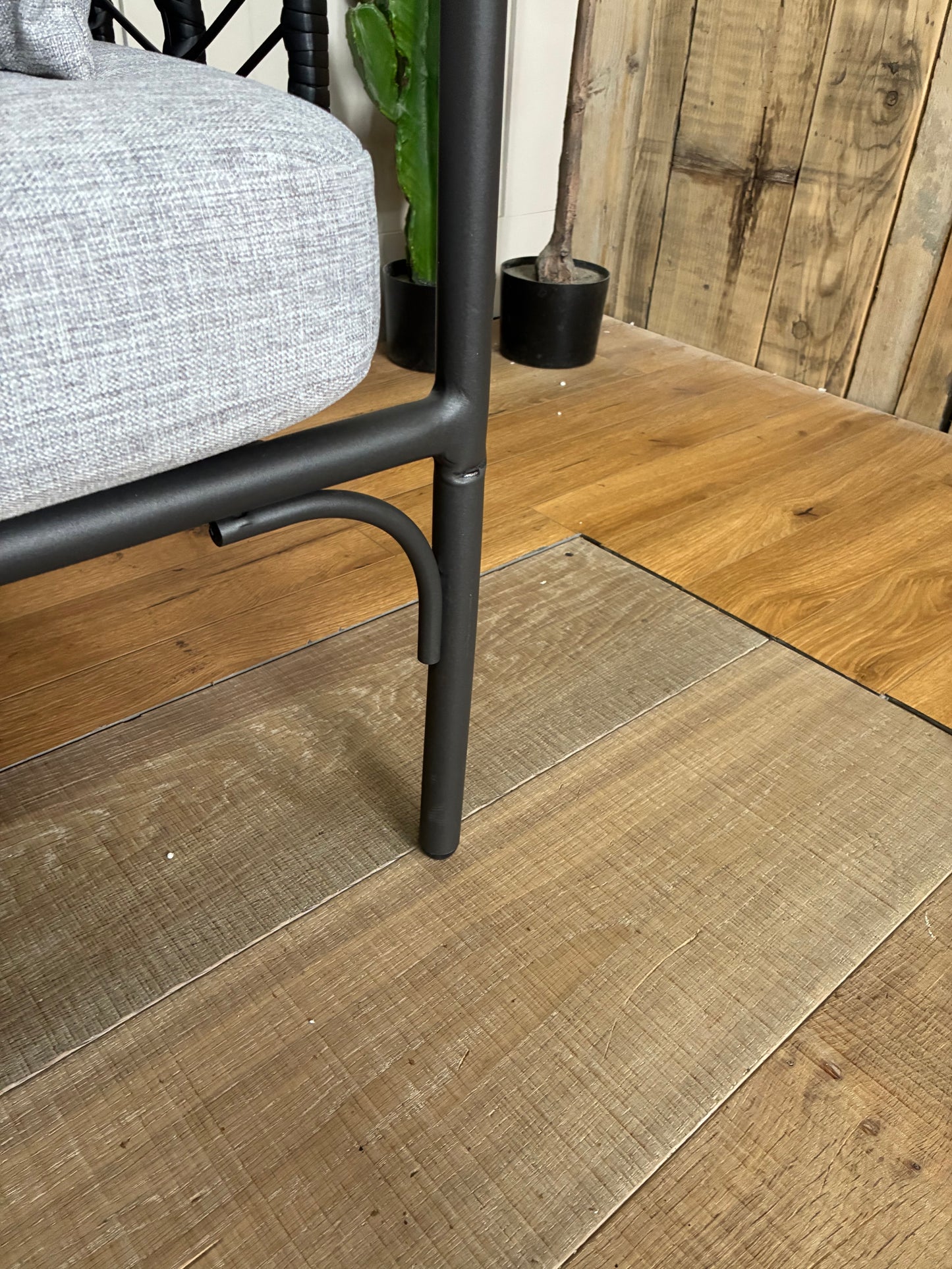 John Lewis Chevron Garden Outdoor 2 Seater Sofa Grey