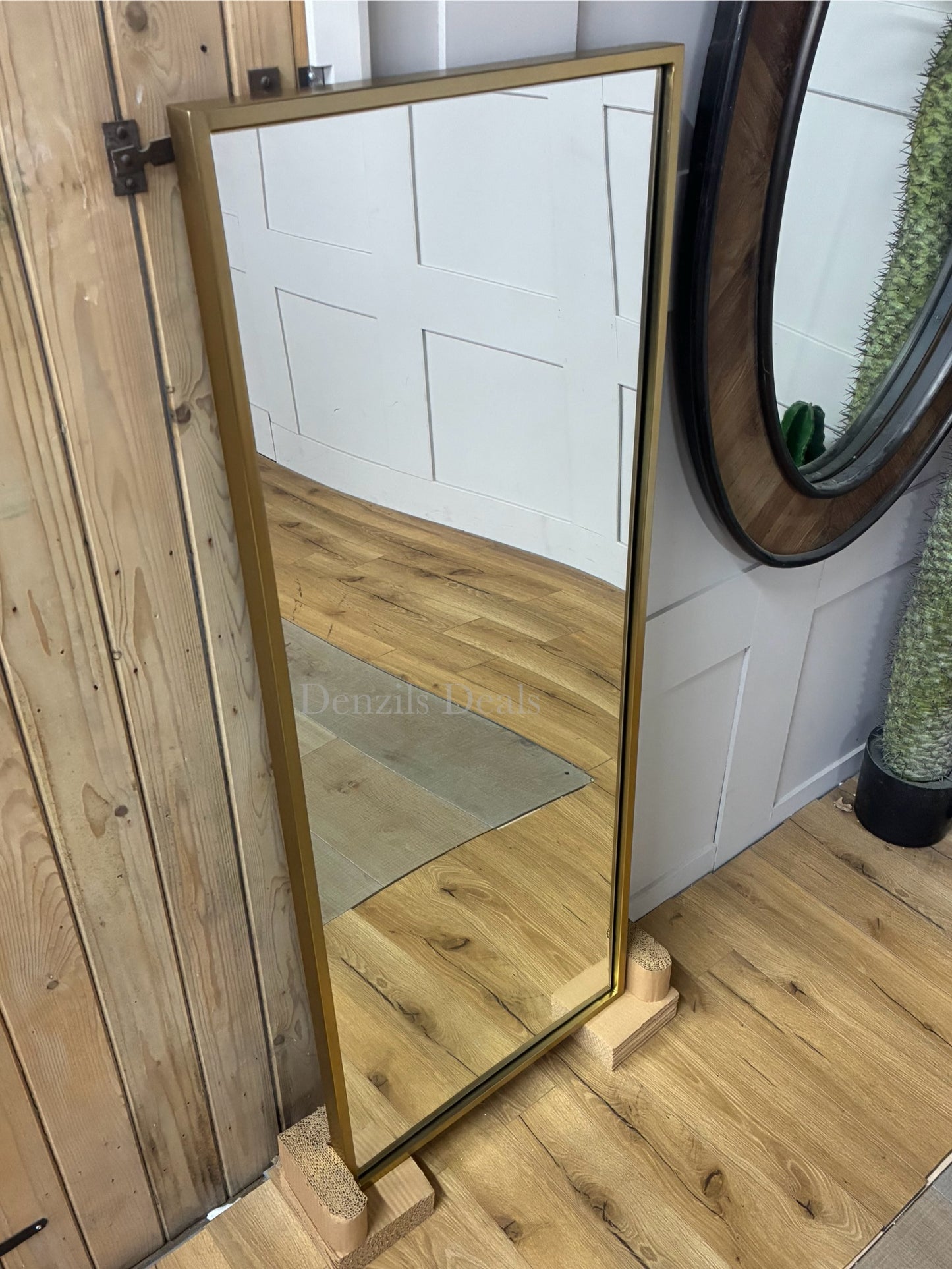 West Elm Metal Framed Long Rectangle Wall Mirror*
