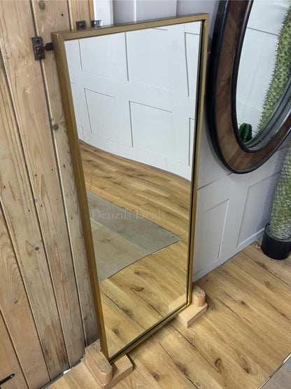 West Elm Metal Framed Long Rectangle Wall Mirror*