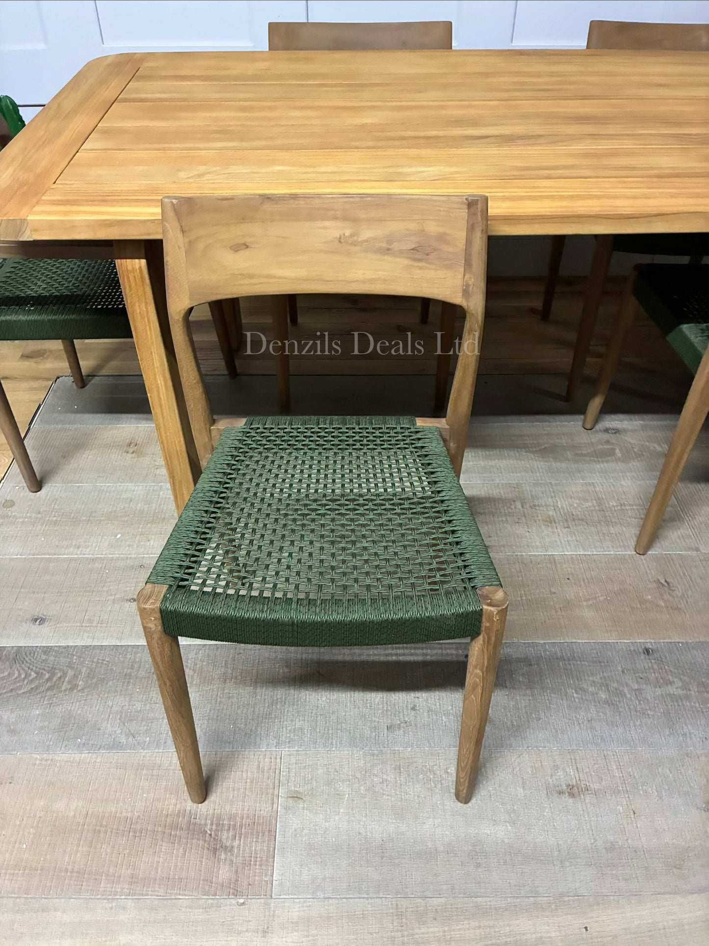 John Lewis Terra Garden Table And 6  Scandi Dining Chairs