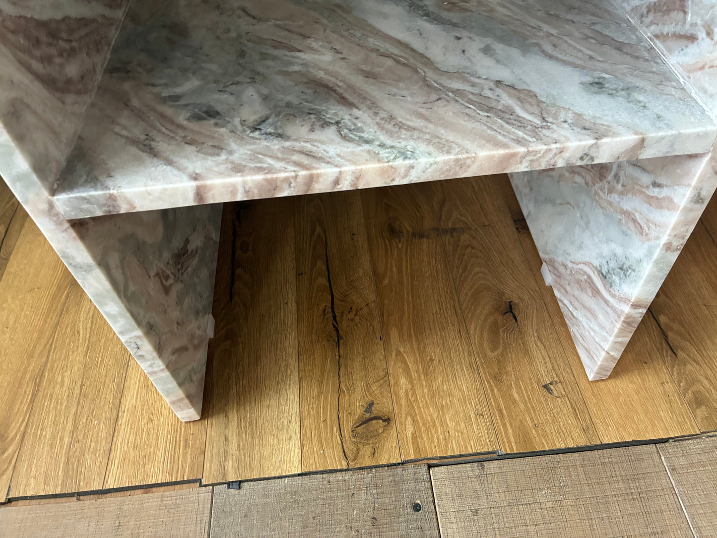 anthropologie Gia Marble Open Side Table RRP £298