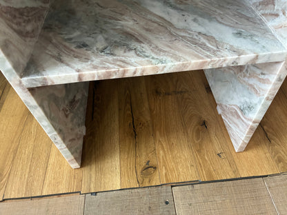 anthropologie Gia Marble Open Side Table RRP £298
