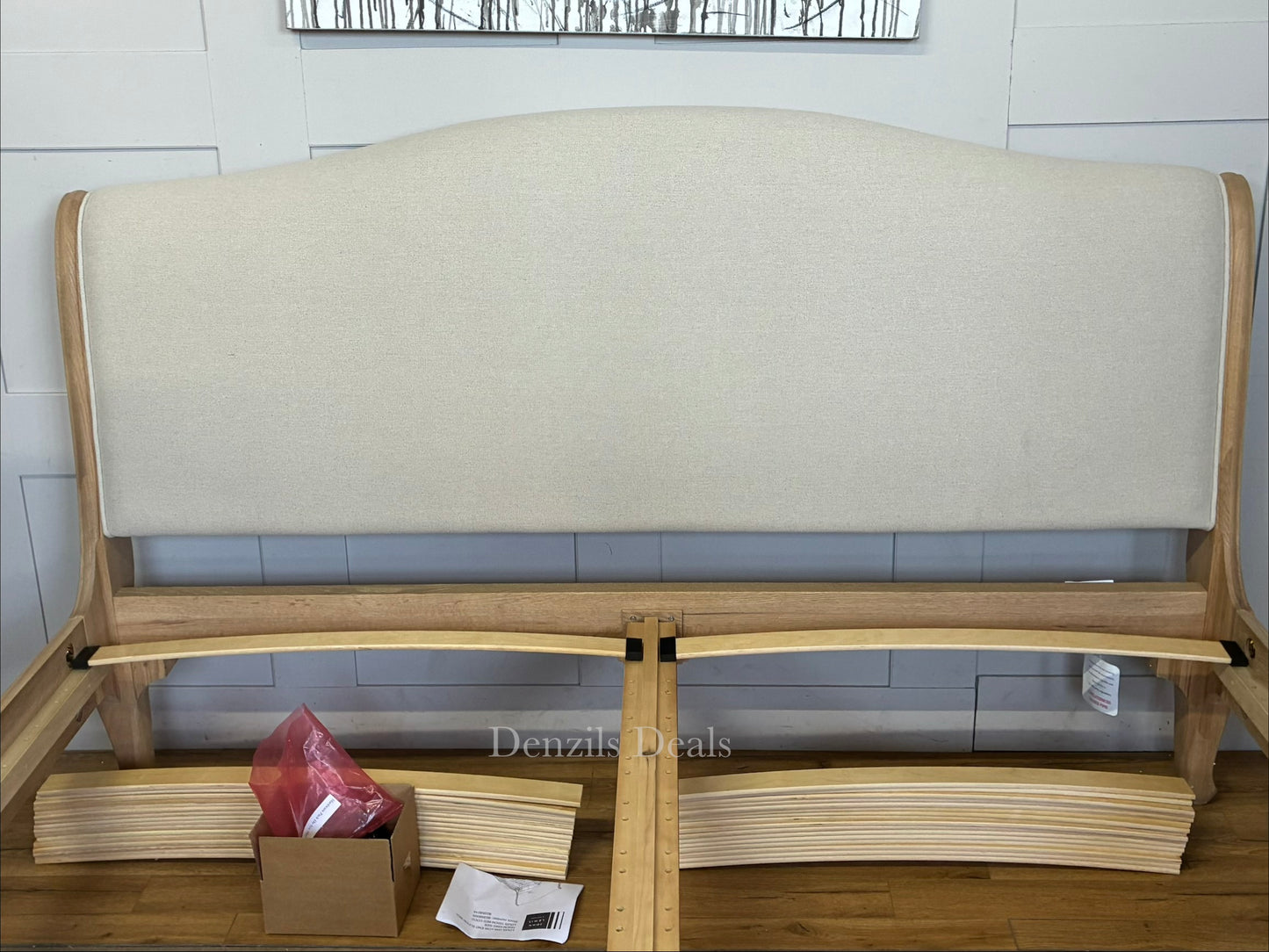 John Lewis Louis Low End Sleigh Bed Frame, Super King Size, Oak RRP £1499