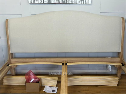 John Lewis Louis Low End Sleigh Bed Frame, Super King Size, Oak RRP £1499