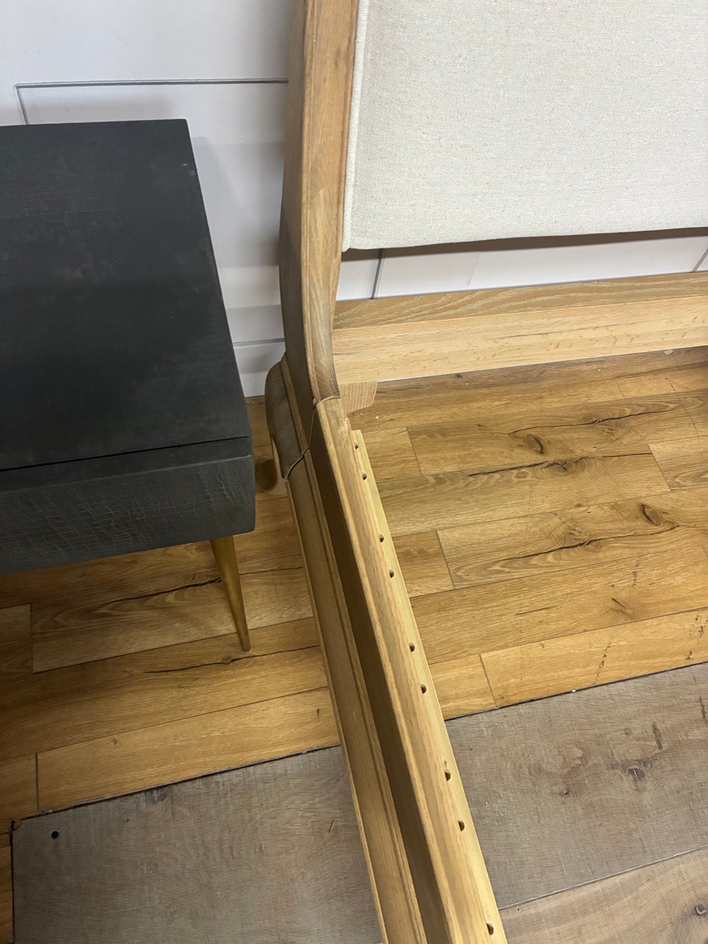 John Lewis Louis Low End Sleigh Bed Frame,  King Size, Oak R55