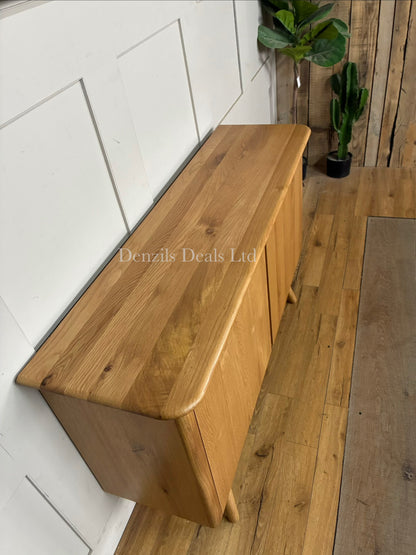 John Lewis Greenwood 2 Door Sideboard, Solid Oak/Bianco Oil Rep £499