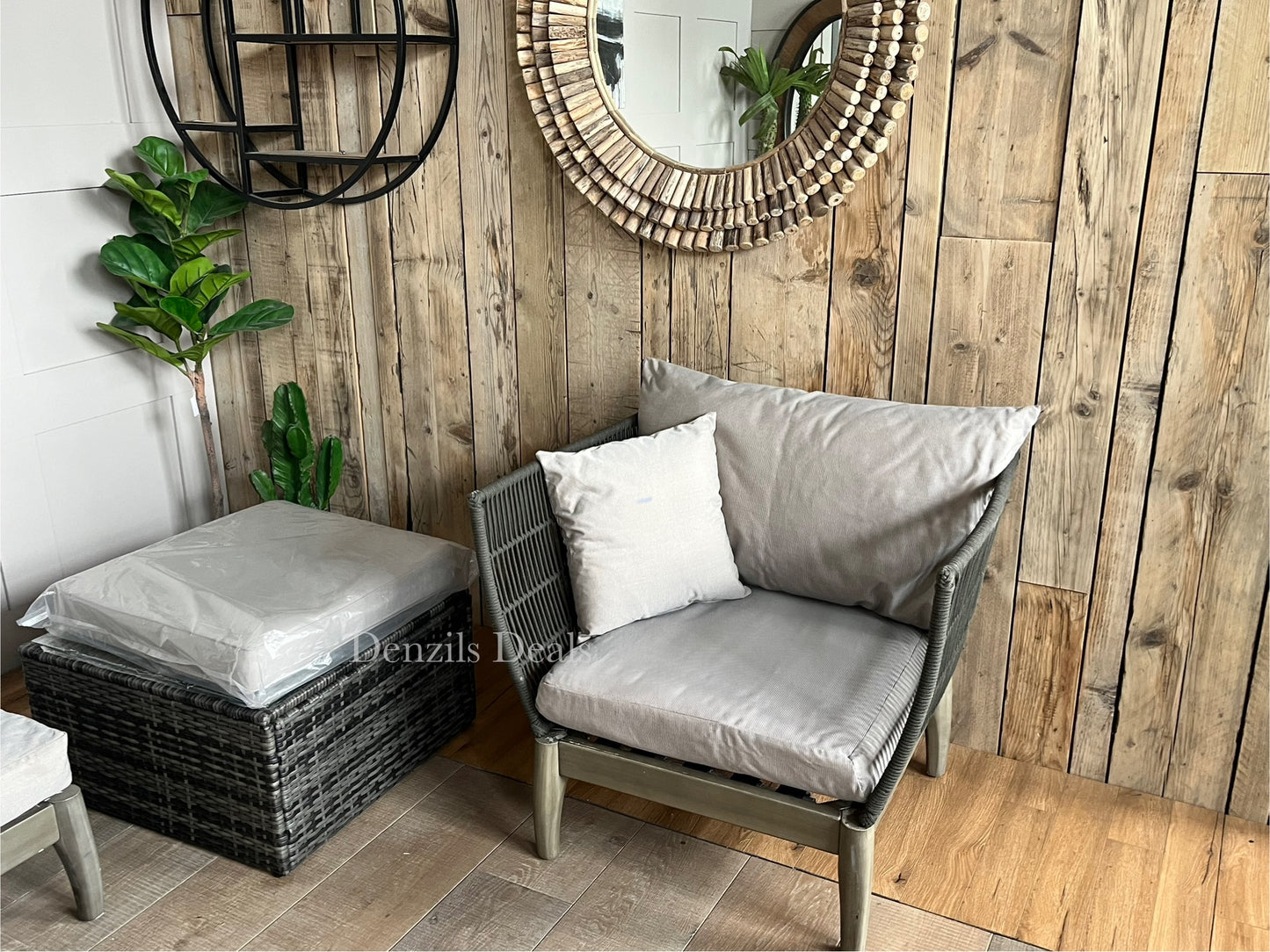 John Lewis & Partners Ariel Garden Chaise Lounging Chair And Arm Chair