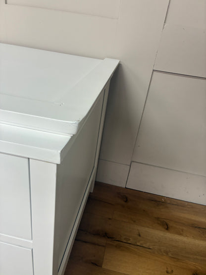 John Lewis Wilton 2 Door Wardrobe, white R8