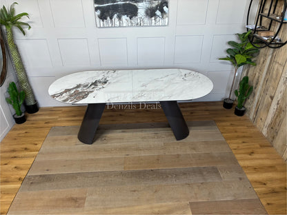 Lorea  Extending Dining Table By Dwell.  DFS RRP £999