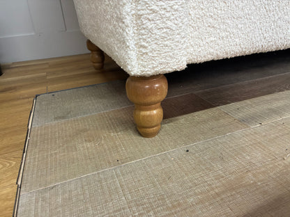 GRANDY LARGE 3 SEATER SOFA IN boucle Rrp £2359..