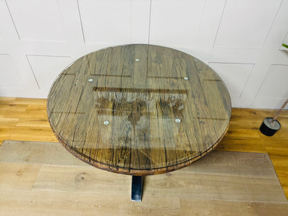 Solid Wood Round Dining Table - Furniture Village Chennai Range R62
