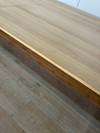 John Lewis Bari Extending Dining Table, Natural