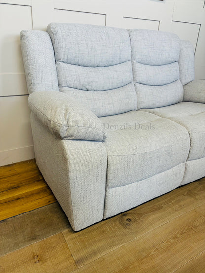 OAK FURNITURELAND Marlow 2 Seater Sofa Keswick Dove Fabric R50