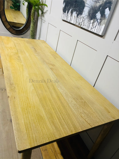Nkuku Anbu Acacia Dining Table - natural