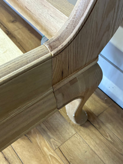 John Lewis Louis Low End Sleigh Bed Frame, Super King Size, Oak RRP £1499