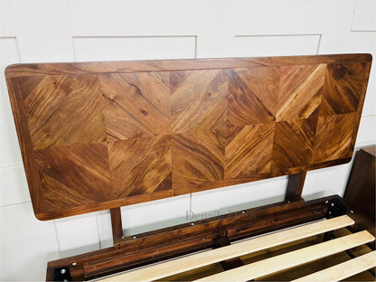 Swoon John Lewis + Swoon Franklin Bed Frame, Double Size, Dark Brown Rrp£799 R22