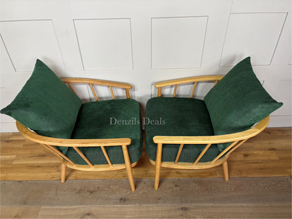 2x Frome Armchair, Forest Green John Lewis Rrp £1598