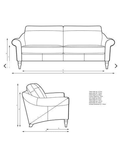 John Lewis Camber Grand 4 Seater Leather Sofa, Light Leg, Matt Pearl Rrp £2625