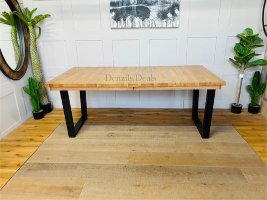 John Lewis Calia 8-10 Seater Extending Dining Table, Oak R41 Rrp 999d