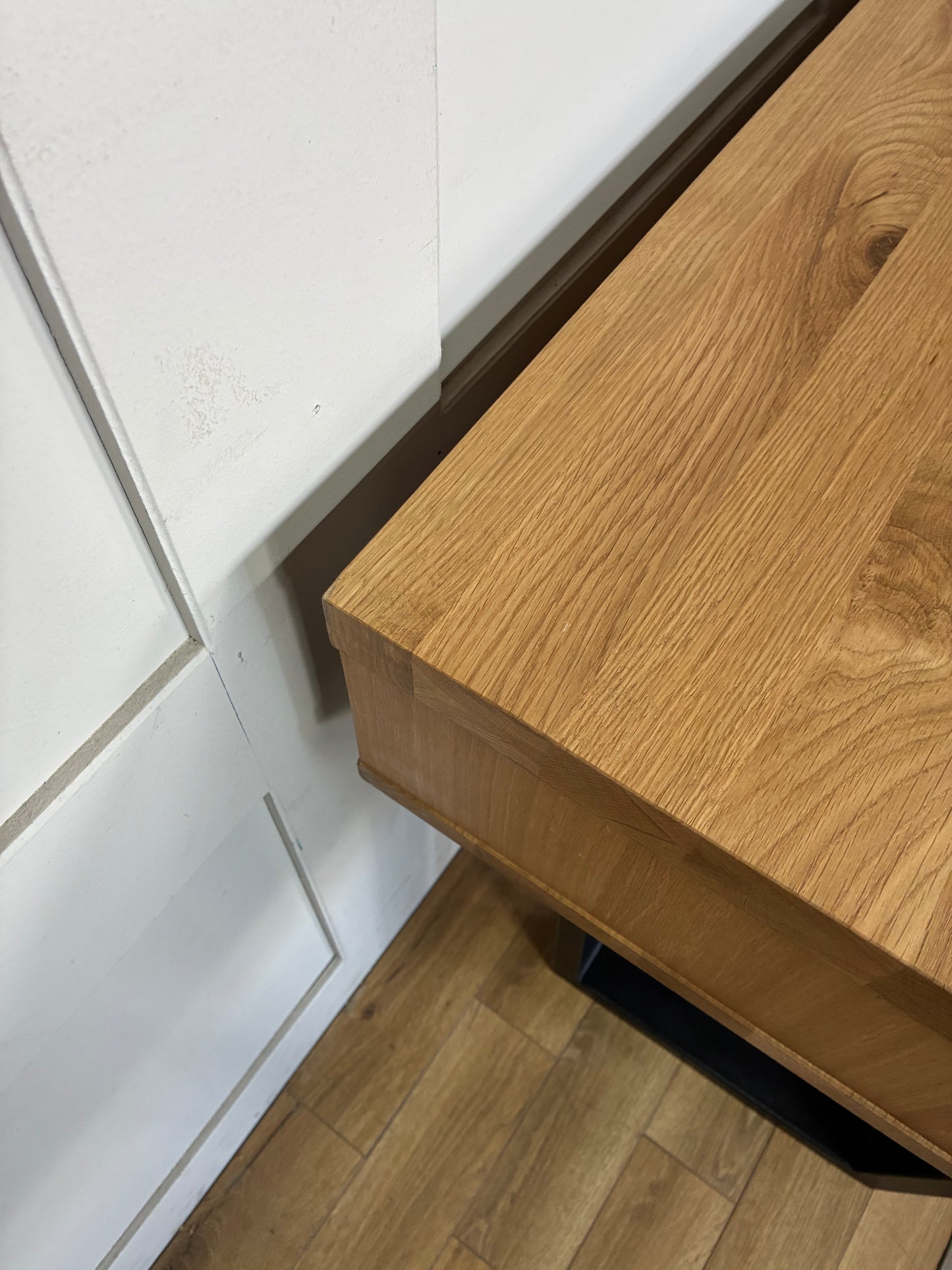 John Lewis Calia Small 2 Drawer Desk, Oak Rrp £599 R20