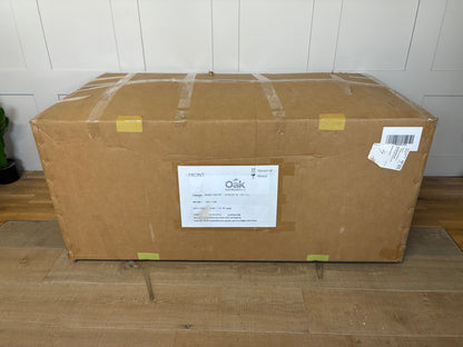 OAK FURNITURELAND Marlow 2 Seater Sofa Keswick Dove Fabric R50