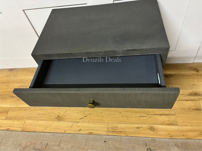 D.I. DESIGNS Greyshott Bedside Table Grey  Rrp £766 R16