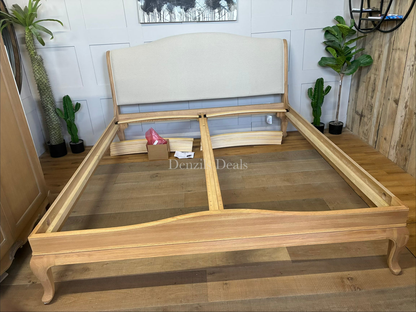 John Lewis Louis Low End Sleigh Bed Frame, Super King Size, Oak RRP £1499