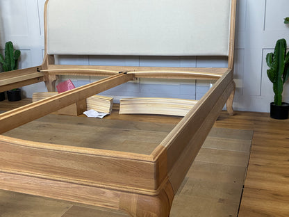 John Lewis Louis Low End Sleigh Bed Frame, Super King Size, Oak RRP £1499