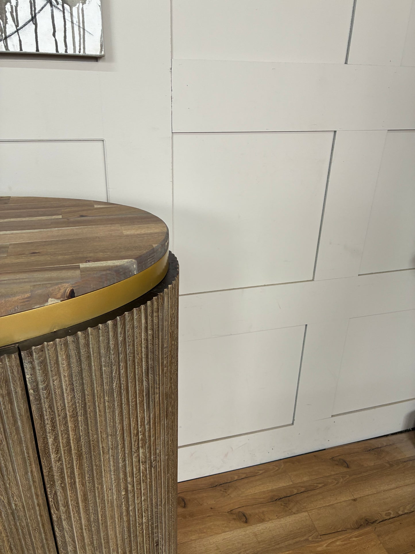 Astley Oval Home Bar Cabinet Rrp £1499 F2