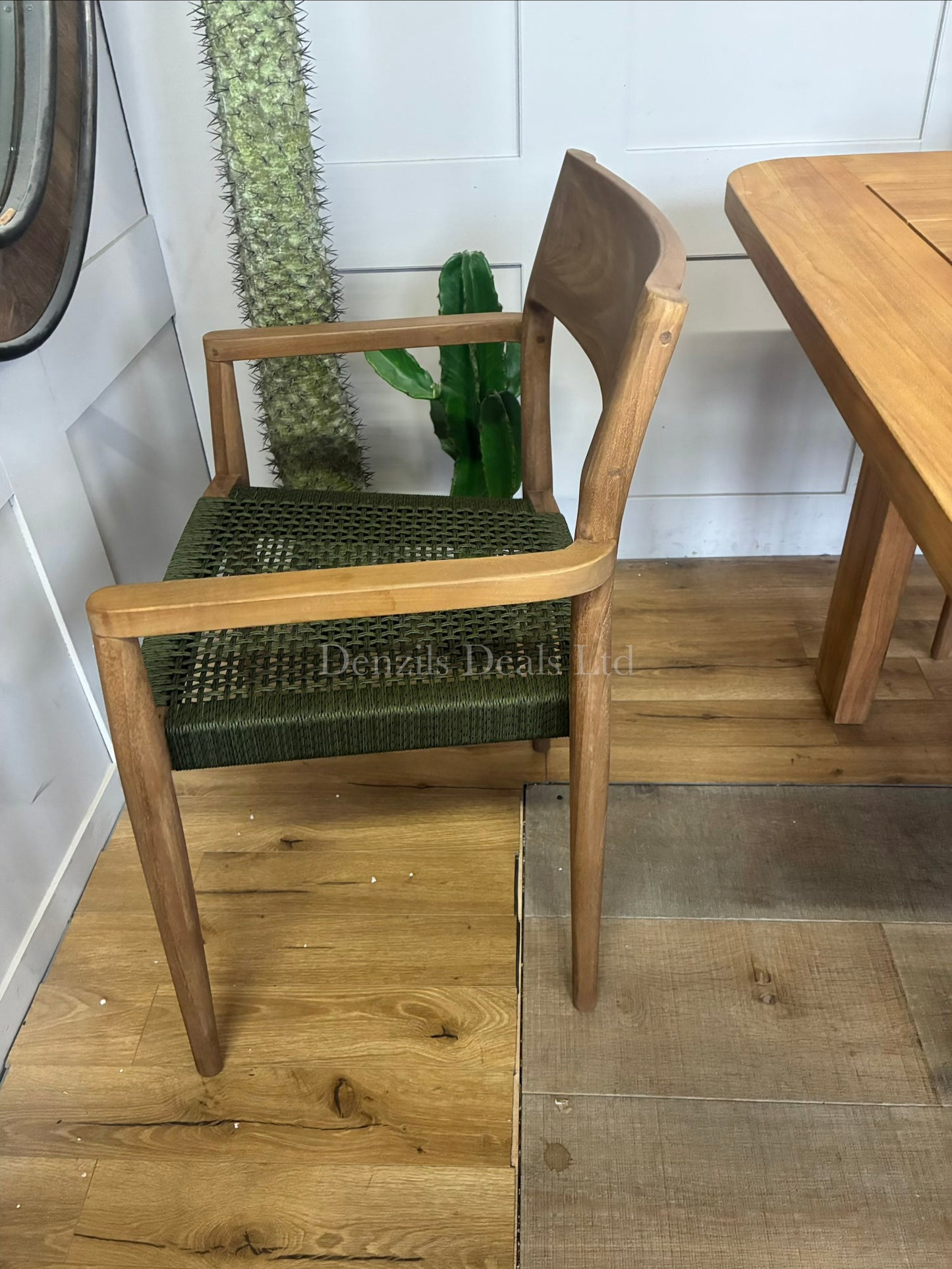 John Lewis Terra Garden Table And 6  Scandi Dining Chairs