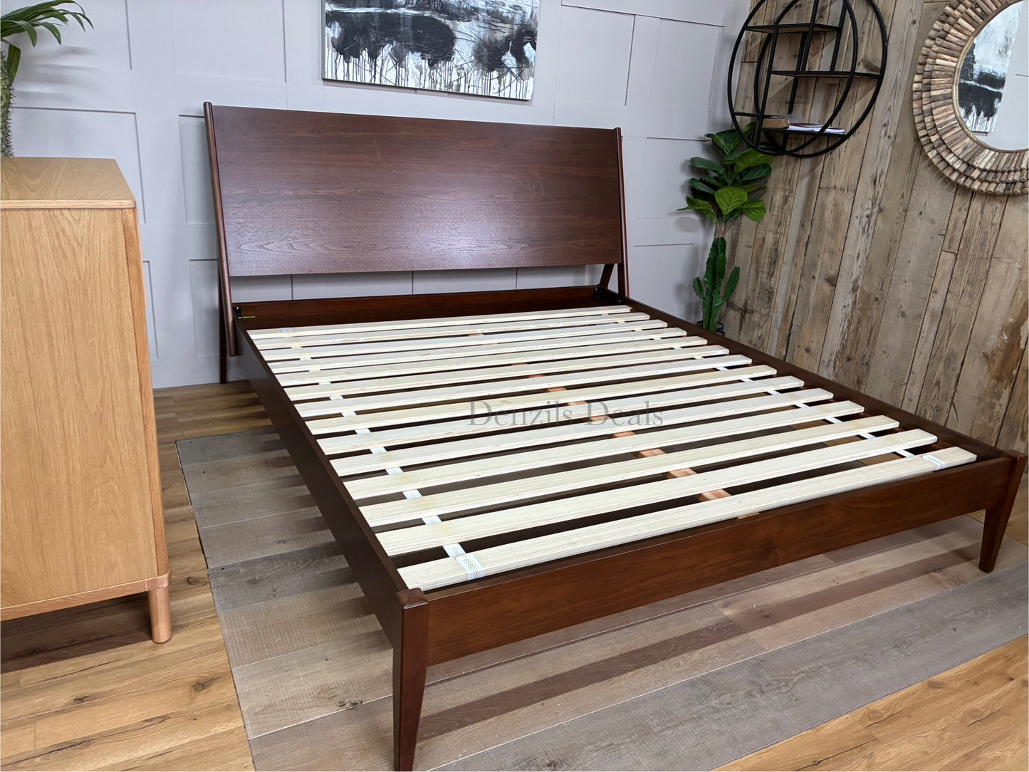 West Elm Wright Super King Bed Rrp £1499