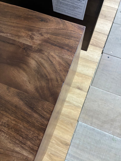 2x John Lewis  + Swoon Franklin 2 Drawer Bedside Table, Dark Brown Rrp £518